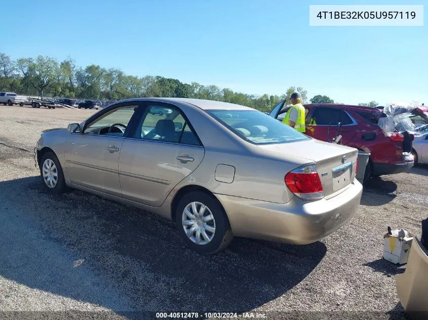 4T1BE32K05U957119 2005 Toyota Camry Le