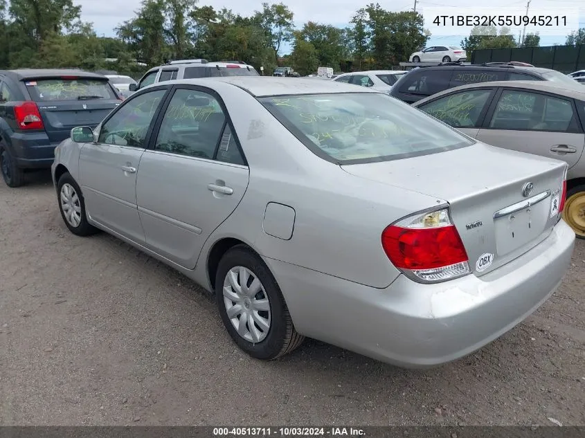 4T1BE32K55U945211 2005 Toyota Camry Le