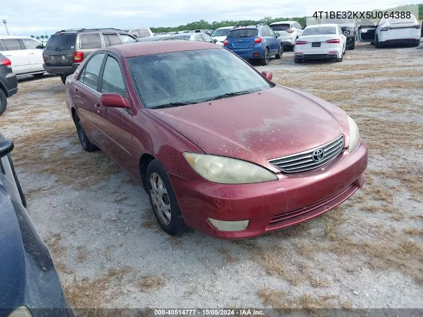 4T1BE32KX5U064388 2005 Toyota Camry Le/Xle/Se