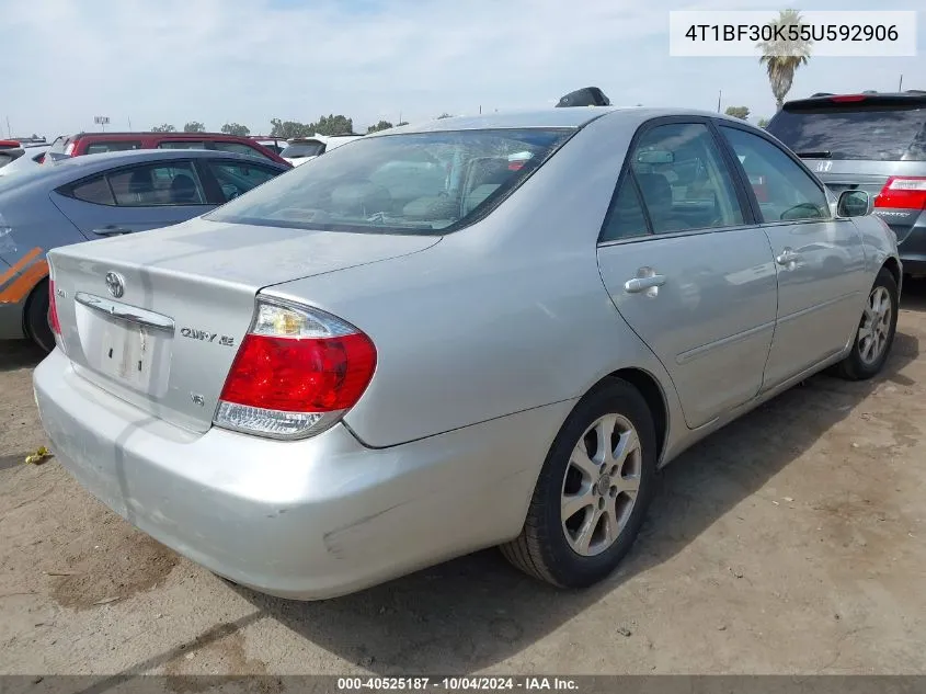 4T1BF30K55U592906 2005 Toyota Camry Xle V6