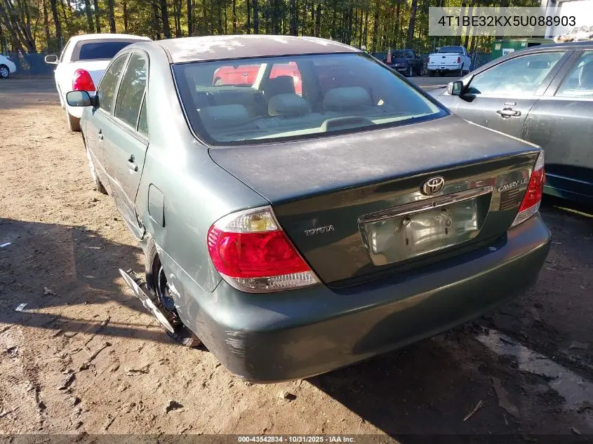 4T1BE32KX5U088903 2005 Toyota Camry Le