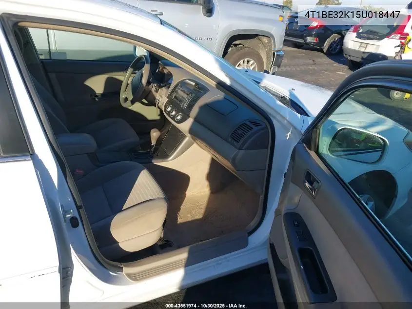 4T1BE32K15U018447 2005 Toyota Camry Le