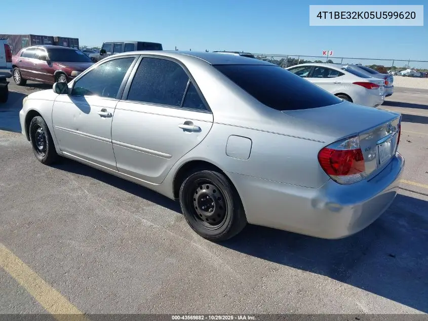 4T1BE32K05U599620 2005 Toyota Camry Le