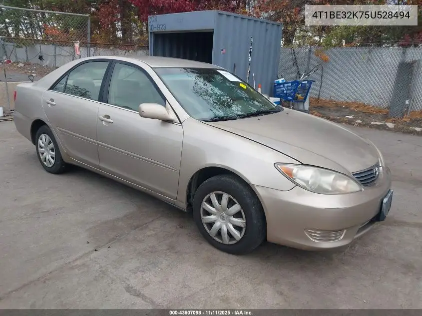 4T1BE32K75U528494 2005 Toyota Camry Le
