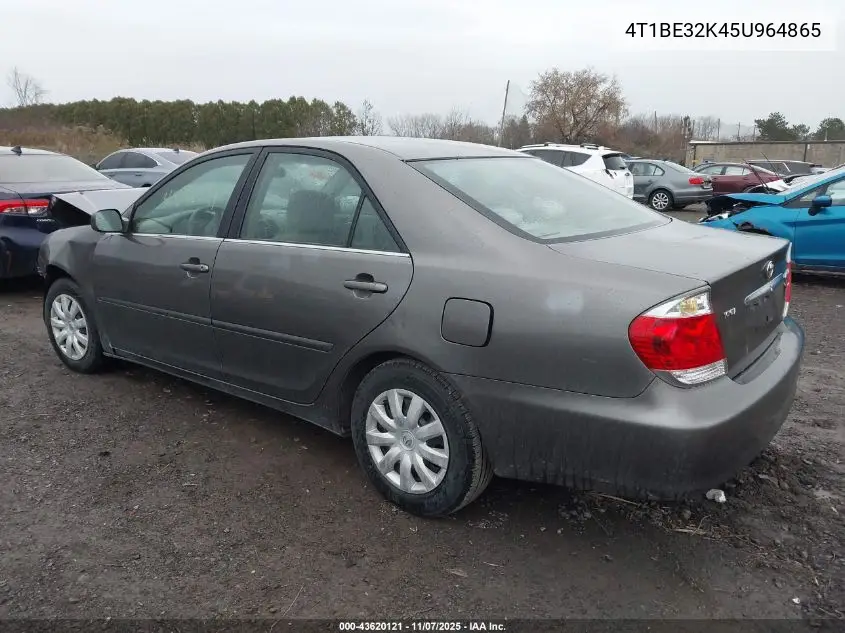 4T1BE32K45U964865 2005 Toyota Camry Le