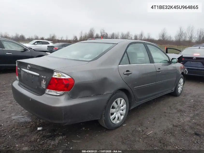 4T1BE32K45U964865 2005 Toyota Camry Le