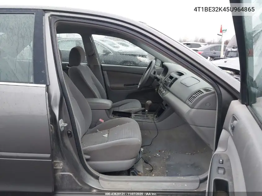 4T1BE32K45U964865 2005 Toyota Camry Le