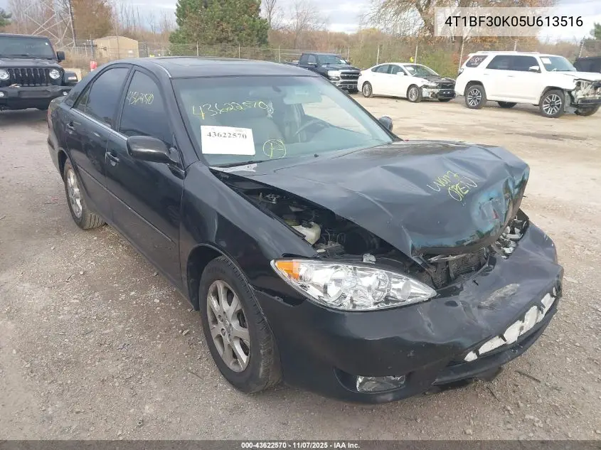 4T1BF30K05U613516 2005 Toyota Camry Xle V6