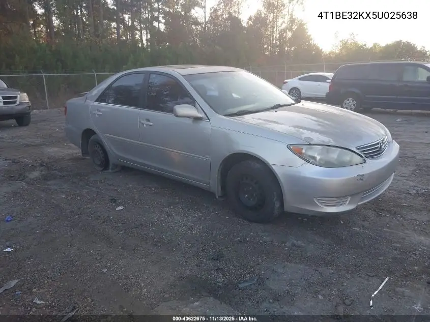 4T1BE32KX5U025638 2005 Toyota Camry Le