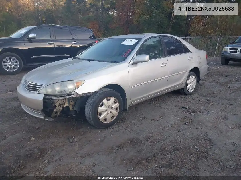 4T1BE32KX5U025638 2005 Toyota Camry Le