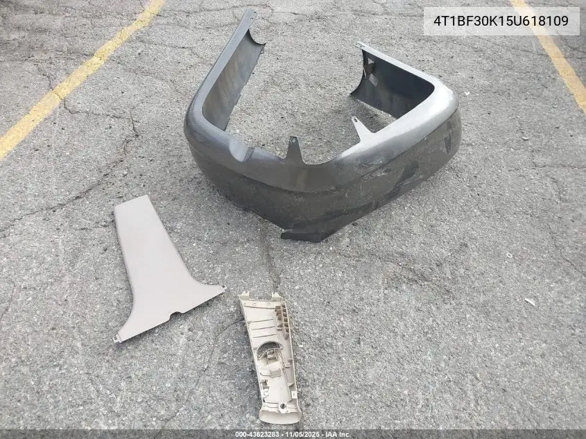4T1BF30K15U618109 2005 Toyota Camry Xle V6