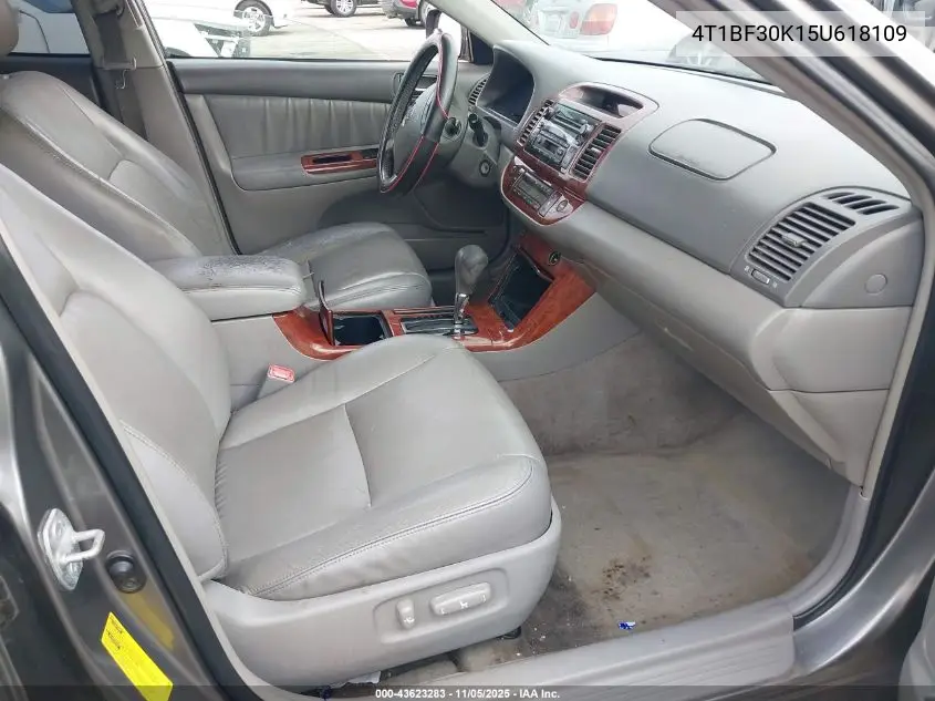 4T1BF30K15U618109 2005 Toyota Camry Xle V6