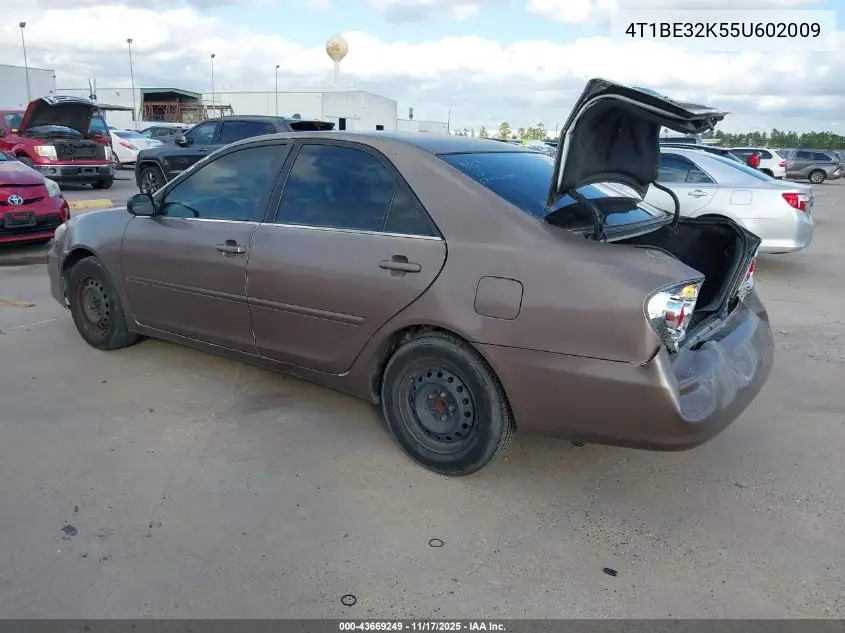 4T1BE32K55U602009 2005 Toyota Camry Le
