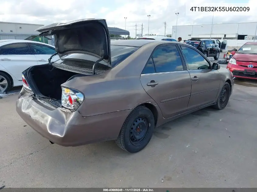 4T1BE32K55U602009 2005 Toyota Camry Le