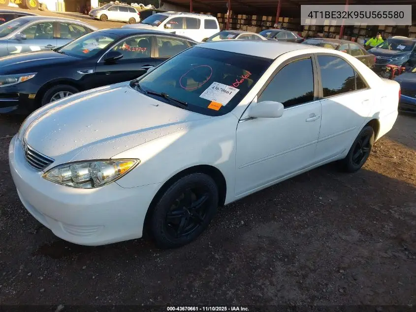 4T1BE32K95U565580 2005 Toyota Camry Le