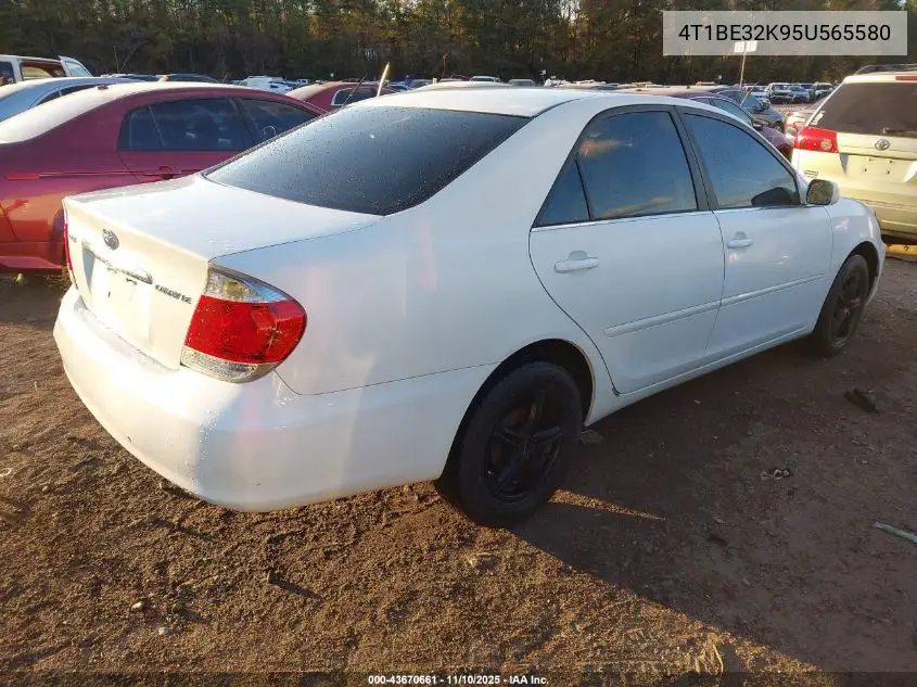 4T1BE32K95U565580 2005 Toyota Camry Le