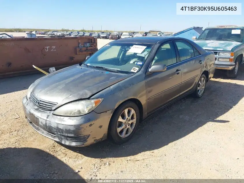4T1BF30K95U605463 2005 Toyota Camry Xle V6