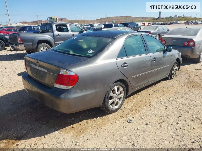 4T1BF30K95U605463 2005 Toyota Camry Xle V6