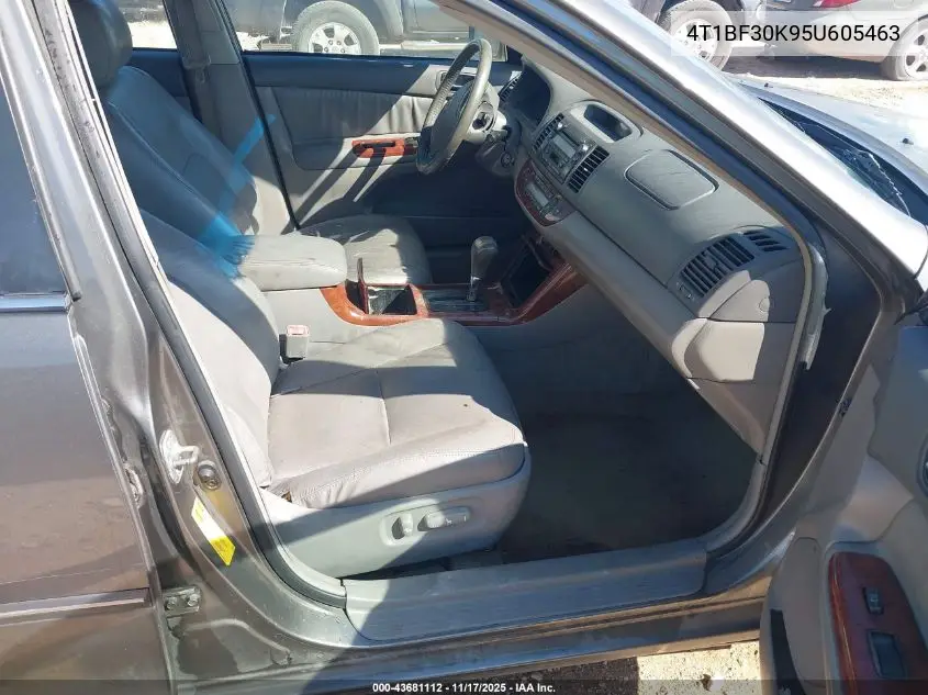 4T1BF30K95U605463 2005 Toyota Camry Xle V6