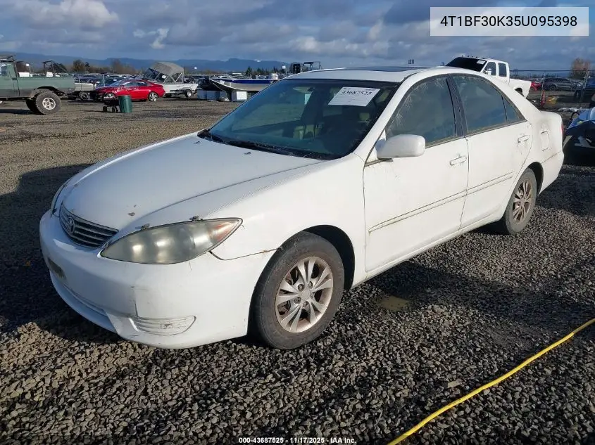 4T1BF30K35U095398 2005 Toyota Camry Le V6