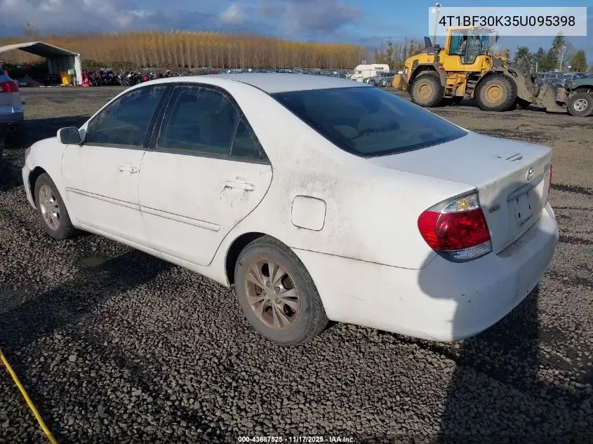 4T1BF30K35U095398 2005 Toyota Camry Le V6