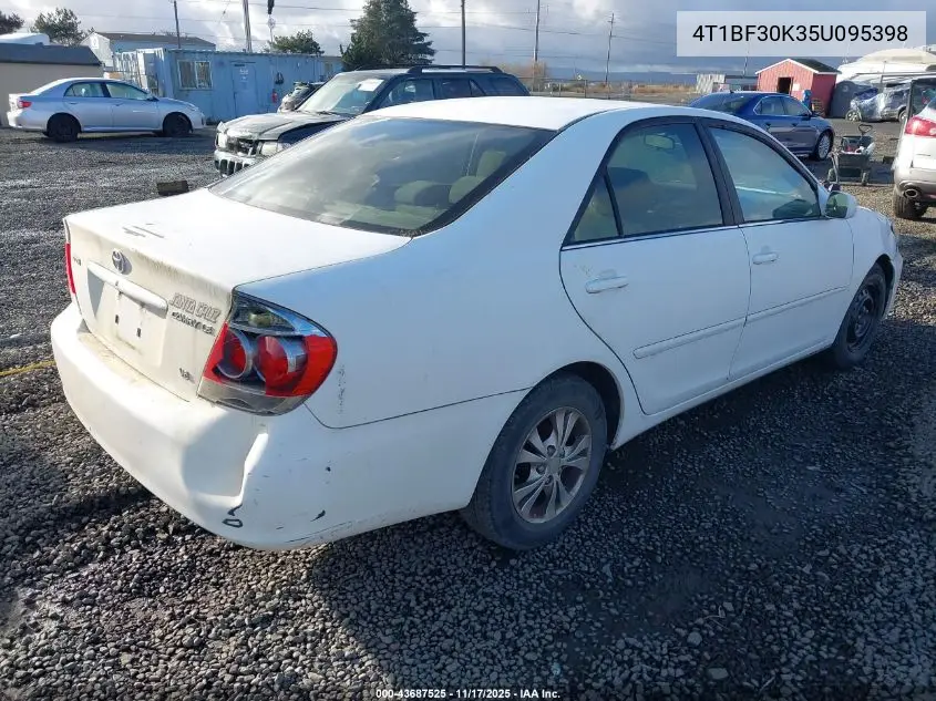 4T1BF30K35U095398 2005 Toyota Camry Le V6