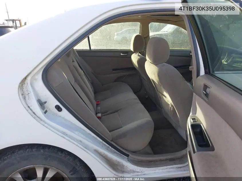 4T1BF30K35U095398 2005 Toyota Camry Le V6