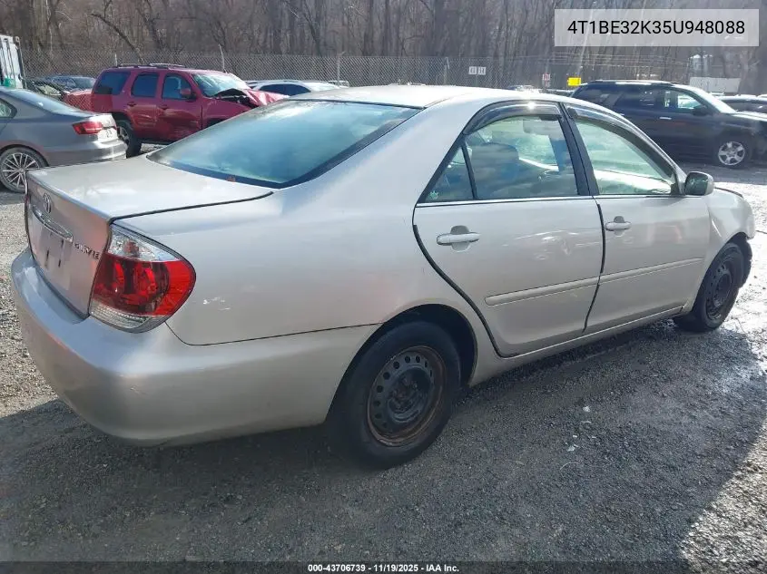 4T1BE32K35U948088 2005 Toyota Camry Le