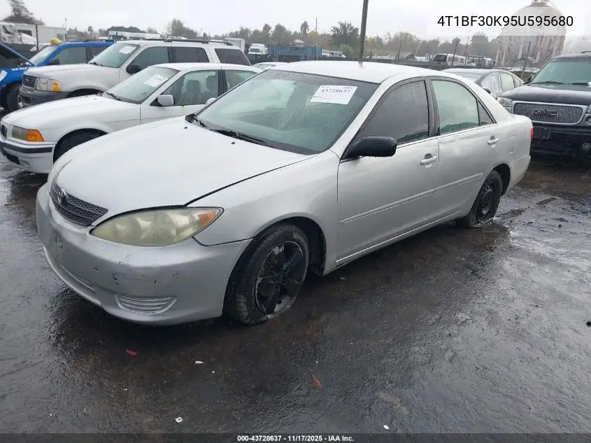 4T1BF30K95U595680 2005 Toyota Camry Le V6