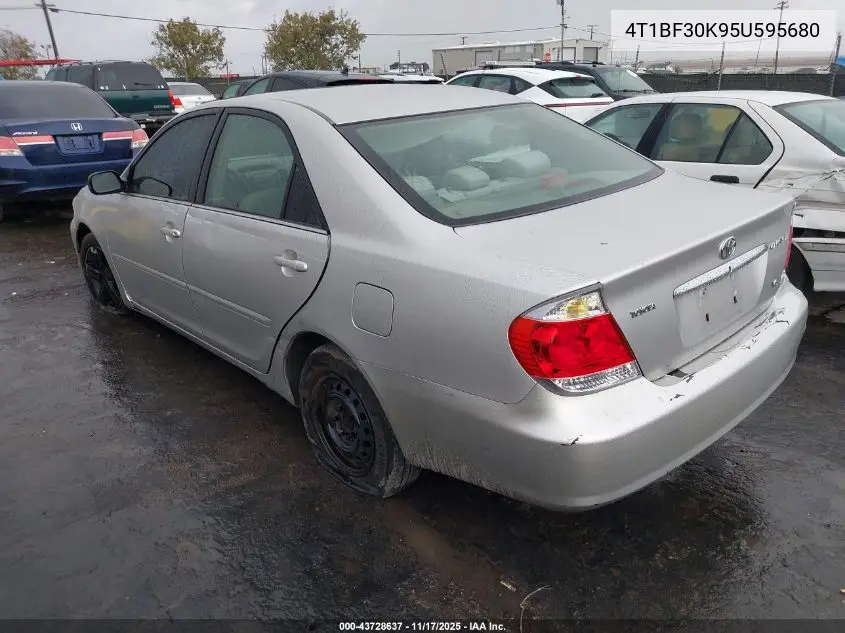 4T1BF30K95U595680 2005 Toyota Camry Le V6