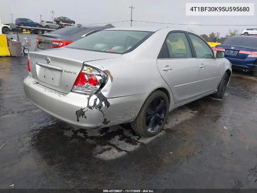 4T1BF30K95U595680 2005 Toyota Camry Le V6