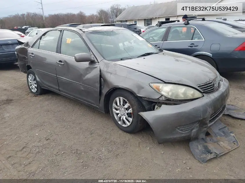4T1BE32K75U539429 2005 Toyota Camry Std