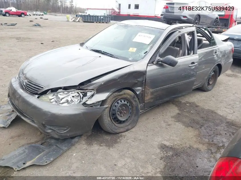 4T1BE32K75U539429 2005 Toyota Camry Std