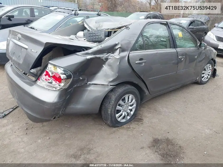 4T1BE32K75U539429 2005 Toyota Camry Std