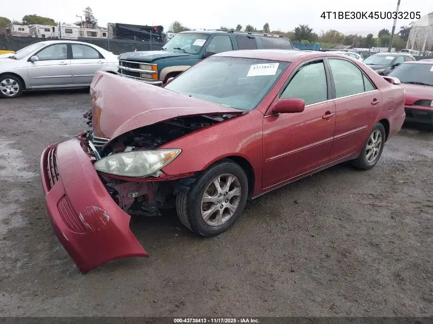 4T1BE30K45U033205 2005 Toyota Camry Xle