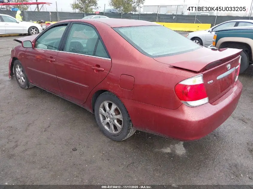 4T1BE30K45U033205 2005 Toyota Camry Xle