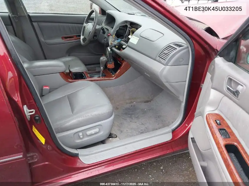 4T1BE30K45U033205 2005 Toyota Camry Xle
