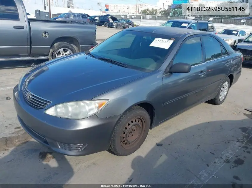 4T1BE32K95U551145 2005 Toyota Camry Std
