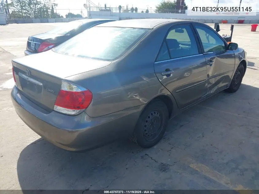 4T1BE32K95U551145 2005 Toyota Camry Std