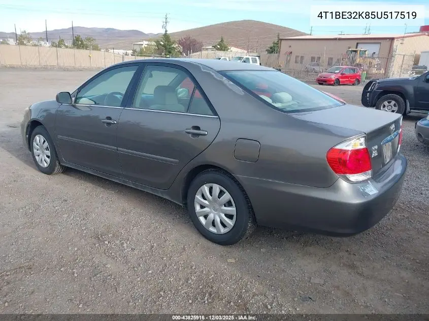 4T1BE32K85U517519 2005 Toyota Camry Le/Xle/Se