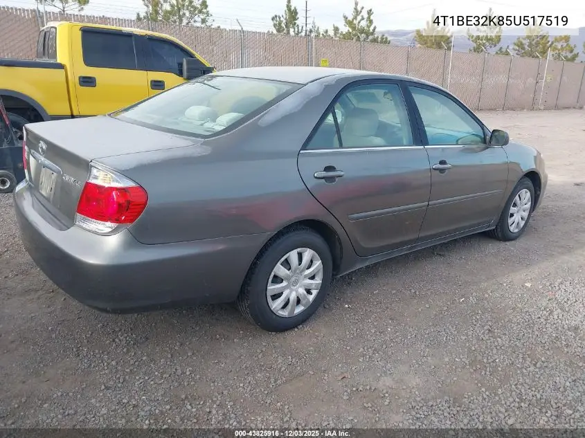 4T1BE32K85U517519 2005 Toyota Camry Le/Xle/Se