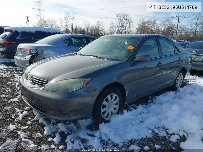 4T1BE32K95U514709 2005 Toyota Camry Le