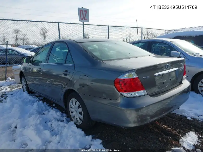 4T1BE32K95U514709 2005 Toyota Camry Le