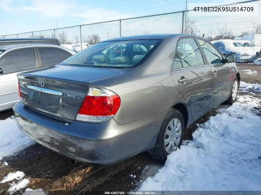 4T1BE32K95U514709 2005 Toyota Camry Le