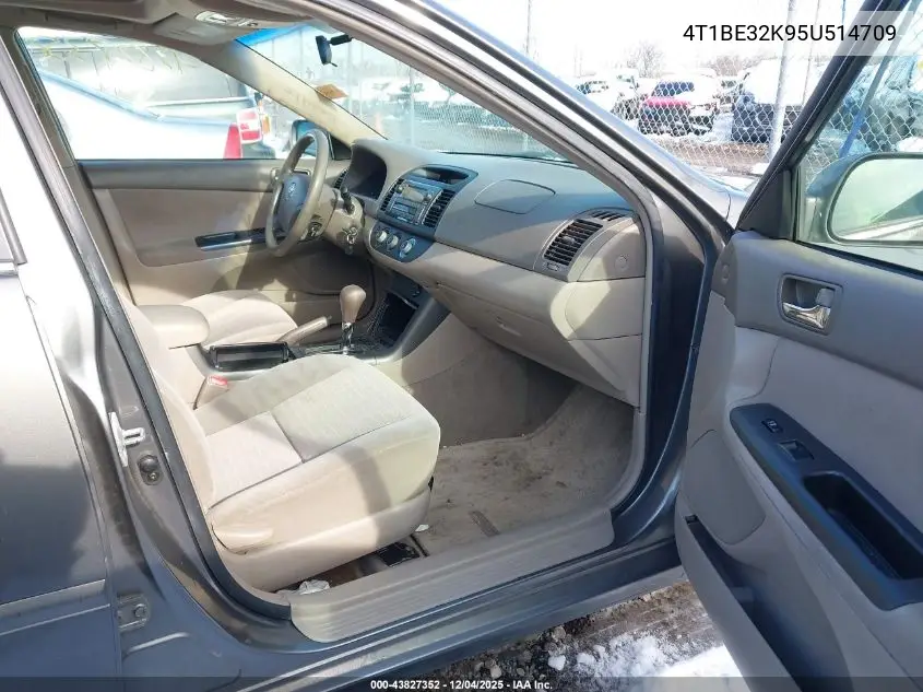 4T1BE32K95U514709 2005 Toyota Camry Le