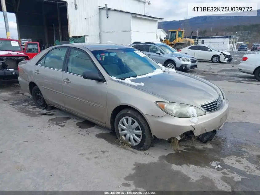 4T1BE32K75U039772 2005 Toyota Camry Std