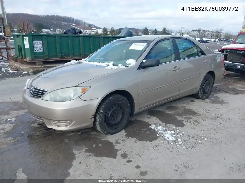 4T1BE32K75U039772 2005 Toyota Camry Std
