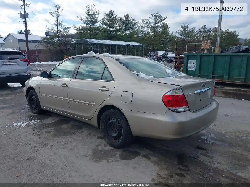 4T1BE32K75U039772 2005 Toyota Camry Std