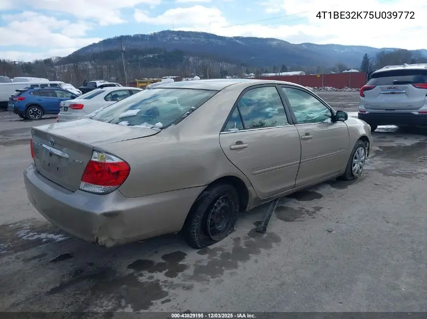 4T1BE32K75U039772 2005 Toyota Camry Std