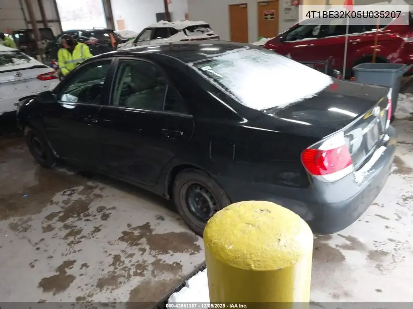 4T1BE32K05U035207 2005 Toyota Camry Le